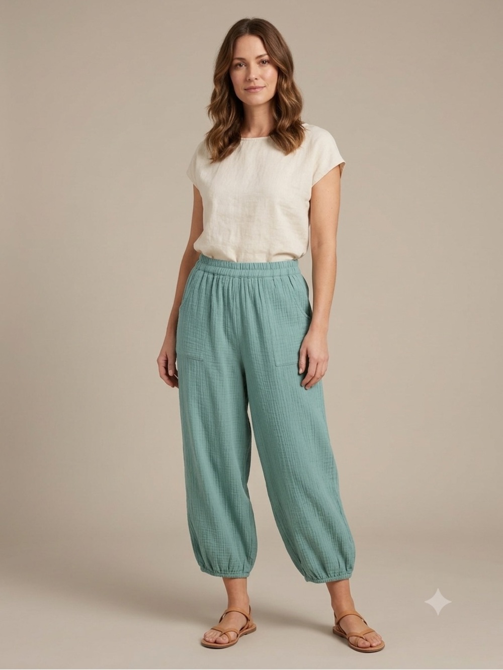 Gudrun Sjödén Olivia cotton balloon/harem pants - Picture 7 of 7